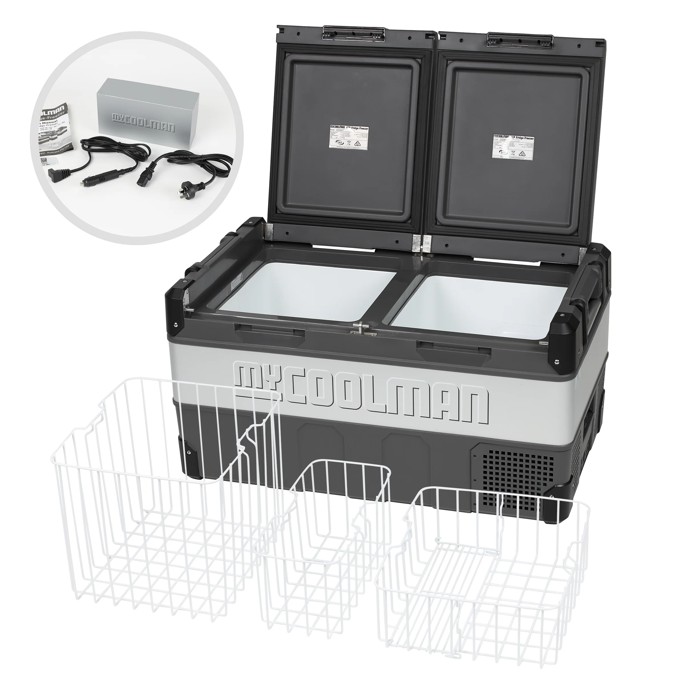 myCOOLMAN Dual Zone 85L Fridge & Freezer - Image 10